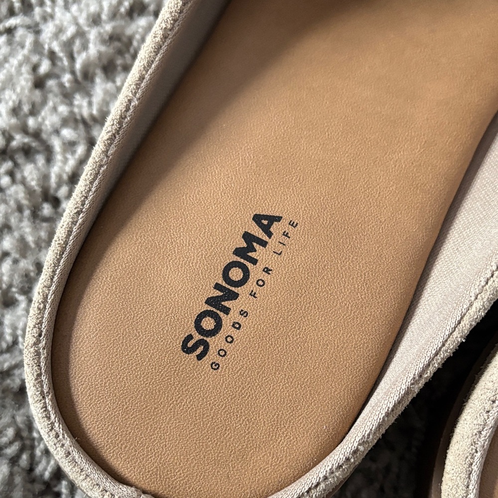 Sonoma Goods For Life Suede Slip-On Mules - Picture 6 of 12